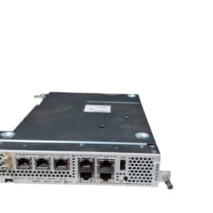 Network equipment with multiple ports and connectors.