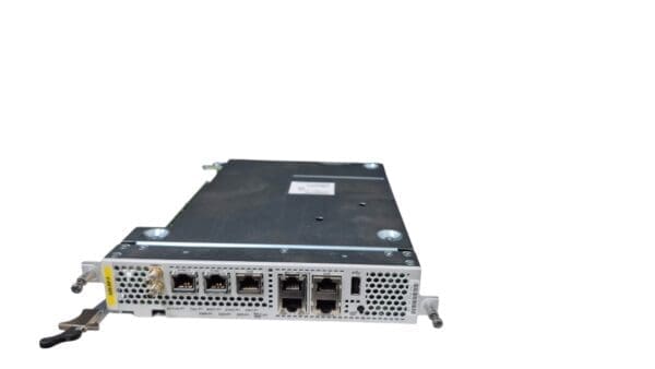 Network equipment with multiple ports and connectors.