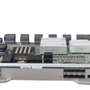 Circuit board with electronic components and ports.