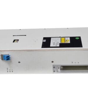 Network equipment with ports and labels.