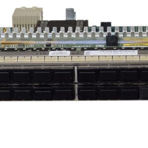 Computer network switch module, front view.