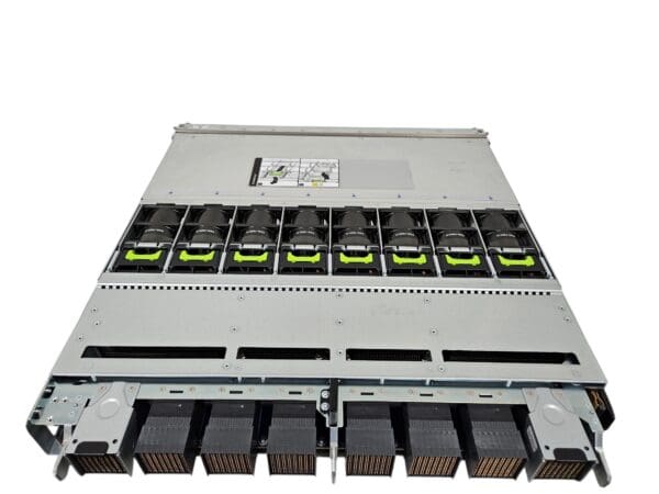 Data storage server with multiple drive bays.