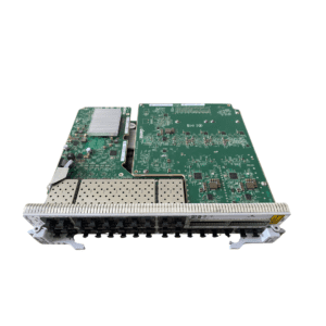 Electronics circuit board with connectors and components.