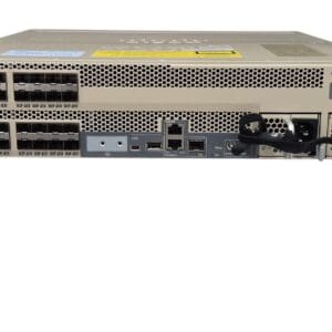 Cisco Catalyst C6840-X network switch rear view.