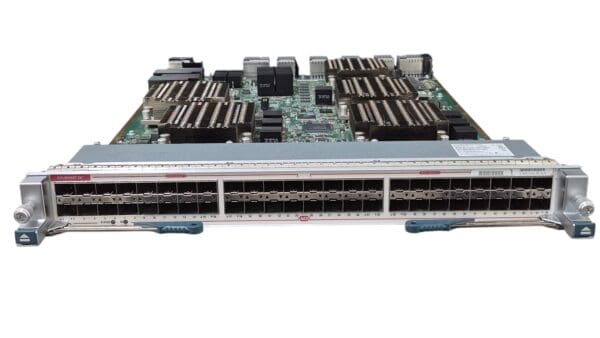 Network module with multiple port connections.