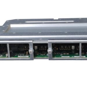 Electronic device with visible circuit boards.