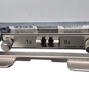 Network interface card with Tx and Rx ports.