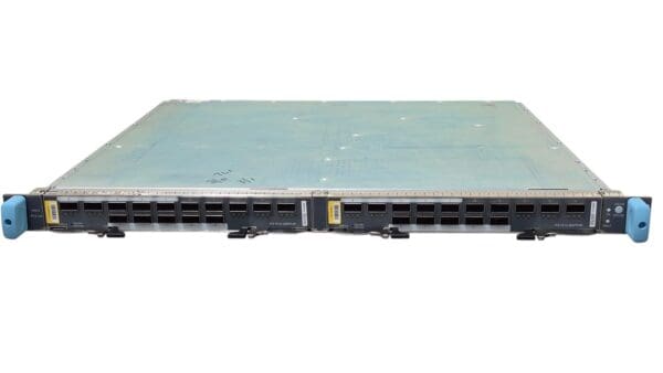 Network switch with multiple ports visible.