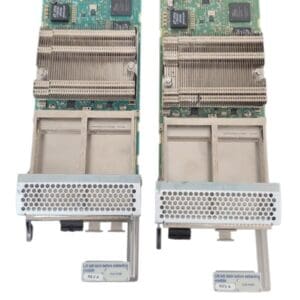 Two computer circuit boards with connectors.